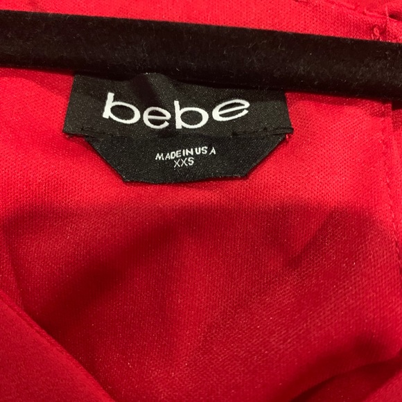 Bebe Chiffon Overlay Shift Dress - Picture 3 of 3